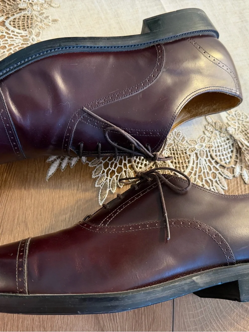 Men’s Rockport Dress Shoes Oxfords Leather and Rubber Outsoles 12 M EUC